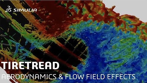 Tire Tread CFD Simulation | Featuring Aerodynamic Effects & Rotating Tire in a Flow Field