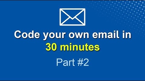 Create responsive HTML email in 30 minutes Part 2 | Email template in html | Yuvraj Academy