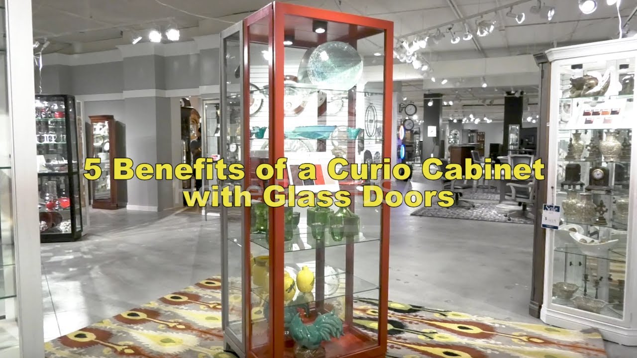 5 Benefits of a Curio Cabinet with Glass Doors by Home Bars USA