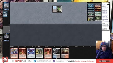 Legacy Challenge - 4/22/18 - Round 5 vs. Grixis Delver