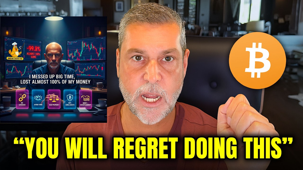 “I Messed Up Big Time, Lost Almost 100% of My Money”  - Raoul Pal