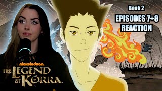 BEGINNINGS! THE LEGEND OF KORRA BOOK 2 EPISODES 7&8 REACTION