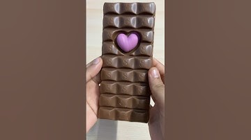 Cadbury Dairy Milk Silk Heart Blush 🍫#asmr #shots #shorts