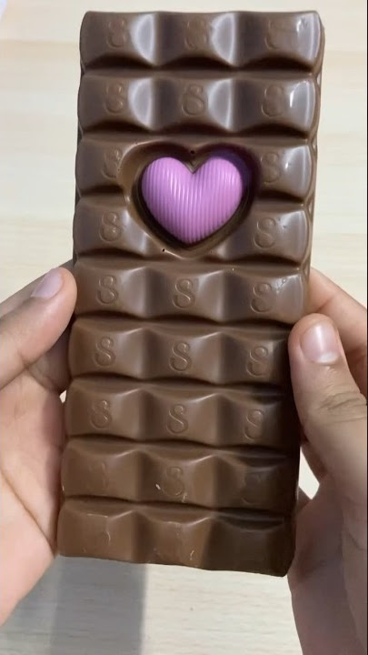 Cadbury Dairy Milk Silk Heart Blush 🍫#asmr #shots #shorts