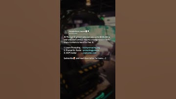 Earn $100k-$300k by learning Prompt Engineering👨🏻‍💻 #promptengineering #ai #chatgpt