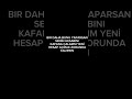 BIR DAHA YAPARSAN HESABINI KAFANA ÇALARIM