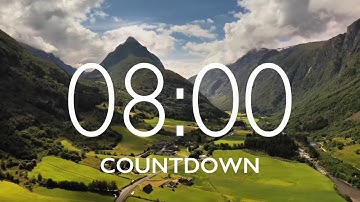 8 Minute Timer with Relaxing Piano Music and Alarm