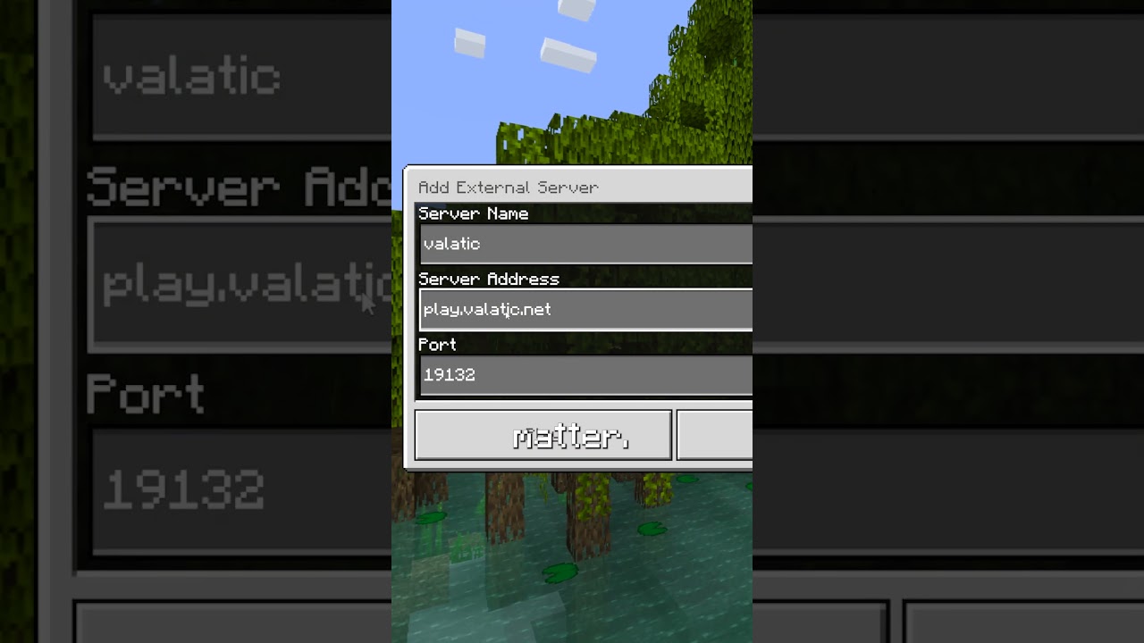 How to join the Earth SMP server #shorts 