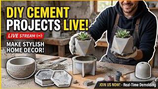 DIY cement projects Live make stylish home decor
