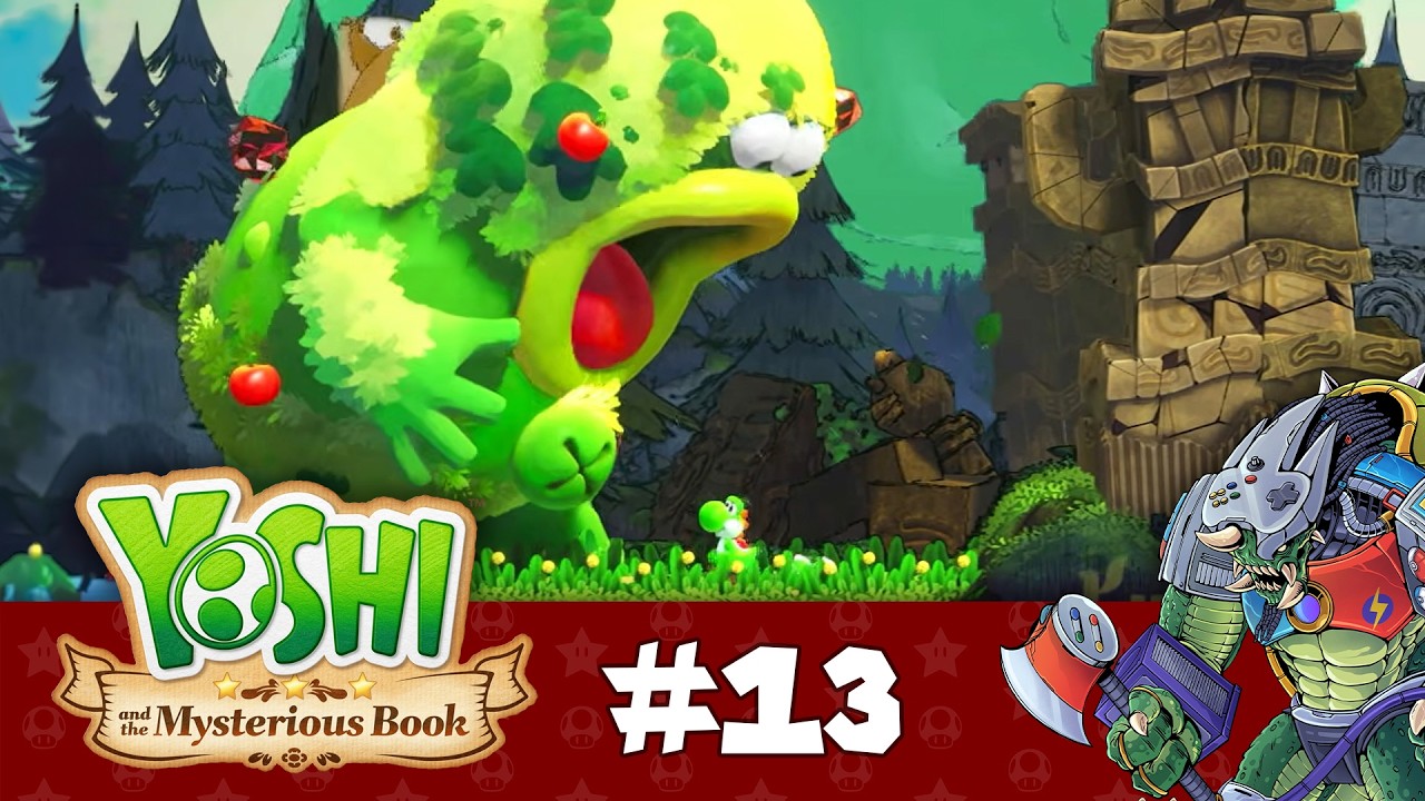 I Saved Bowser Jr. with a GIANT Muppet! | Let's Play: Yoshi and the Mysterious Book (Part 13)