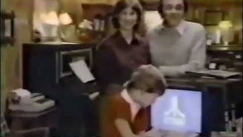 Atari Home Computer 1982 Commercial "Atari Family"