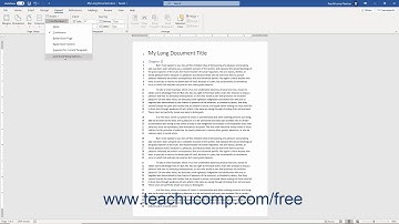 Word 2019 and 365 Tutorial Adding Line Numbers Microsoft Training