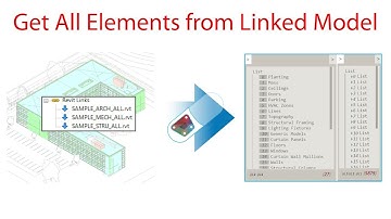 Revit Dynamo #3.06 Get All Elements from A Linked Model