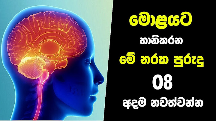 මොළයට හානිකරන මේ නරක පුරුදු 8 අදම නවත්වන්න- 8 Babits That Are Harmful To Your Brain