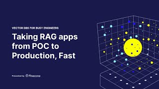 Taking RAG apps from POC to Production, Fast