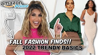 ✨HUGE FALL FASHION HAUL✨ PT.1 AMAZON TRY ON HAUL! YOU NEED THESE FALL 2022 TRENDY BASIC STYLE FINDS!