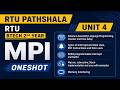 RTU MPI Unit 4 One Shot P1 | Interrupts, 8259, Stack, Memory Interfacing Complete