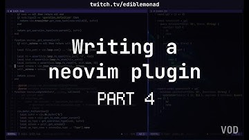 Building a neovim plugin for graphql completions - Part 4 [Twitch VOD]