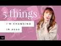 Small Business Tips | 5 Things I'm Doing Differently in 2020 | Business Goals