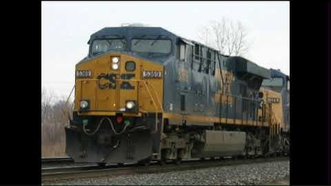 CSX ES40DC #5369’s Awesome K5HL