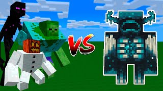 Warden vs All Mutant Mobs in Minecraft