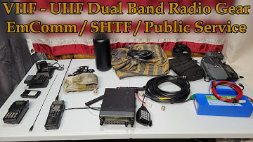 Amateur radio emergency gear: VHF - UHF (Dual Band) EmComm / SHTF / Public Service for ham radio
