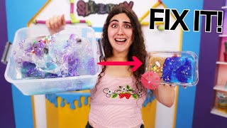 FIX THIS GARBAGE SLIME into a pretty slime CHALLENGE!