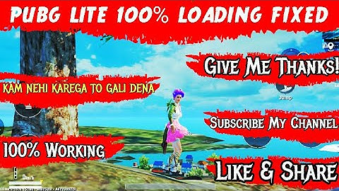 PUBG MOBILE LITE LOADING PROBLEM FIXED | 1000% ALL COUNTRIES WORKING FINAL METHOD