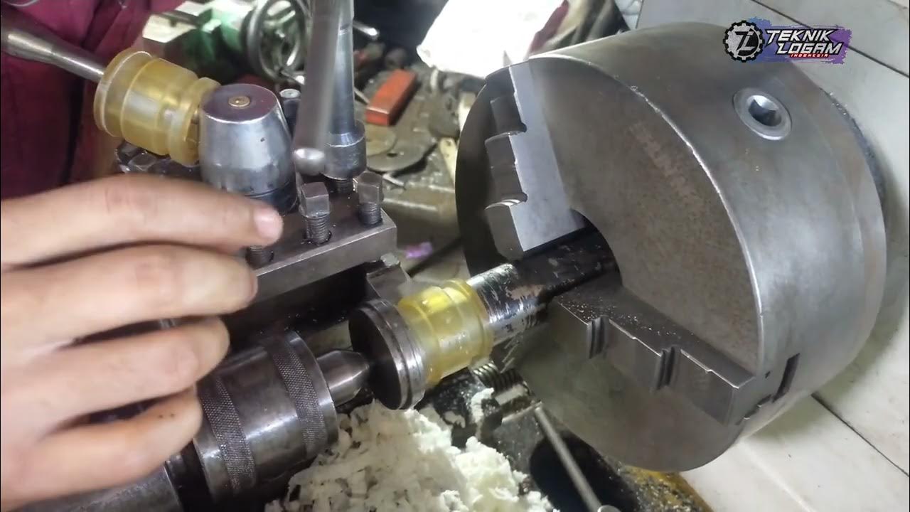 Proses bubut bushing PU Polyurethan Turning Polyurethane bush YouTube