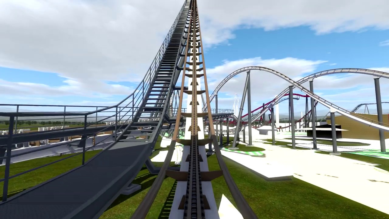 THORPE PARK 2024 New B&M Hyper Roller Coaster *POV* (NoLimits 2 Concept