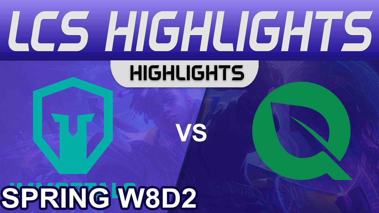 IMT vs FLY Highlights LCS Spring Season 2022 W8D2 Immortals vs FlyQuest by Onivia