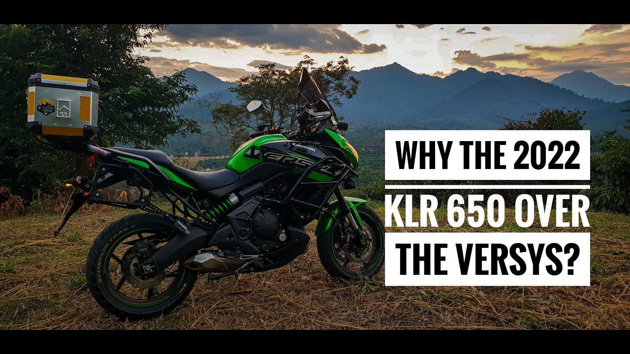 2022 Klr 650 Vs Versys 650 Why The Klr Youtube