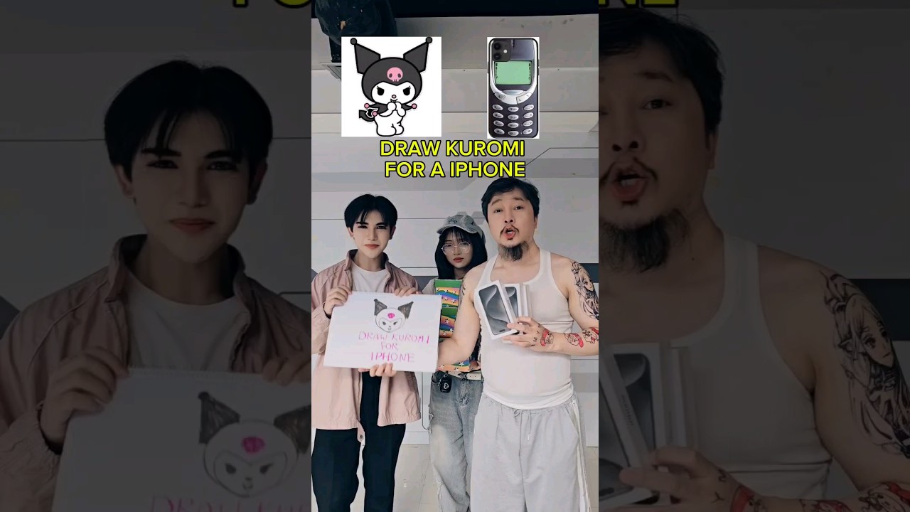 Draw Kuromi For An Iphone? Sanrio Challenges By Kuromi Boy