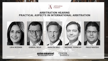 Arbitration Hearing - Practical aspects in International Arbitration