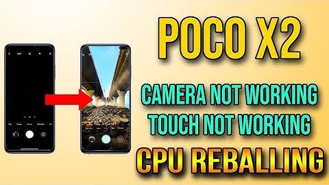 Poco x2 Camera Not Working // CPU Reballing