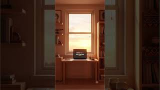 You found the perfect study corner 🌅 #shorts #lofihorizon #studymusic