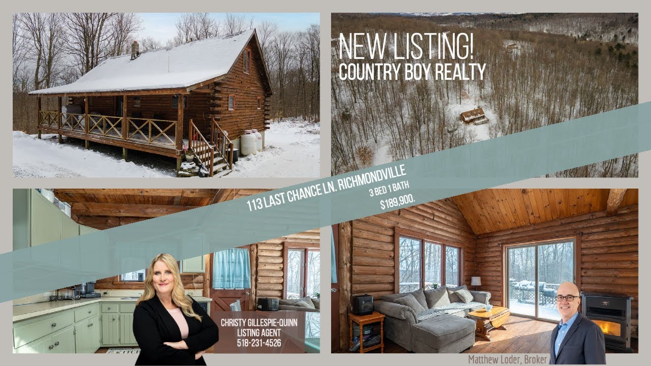 SOLD For Sale 113 Last Chance Lane, Richmondville NY countryboyrealty newlistings YouTube