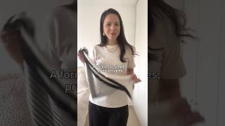 Forma de amarrar lenço de forma elegante, simples, pratico e rápido #lenco #dicademoda