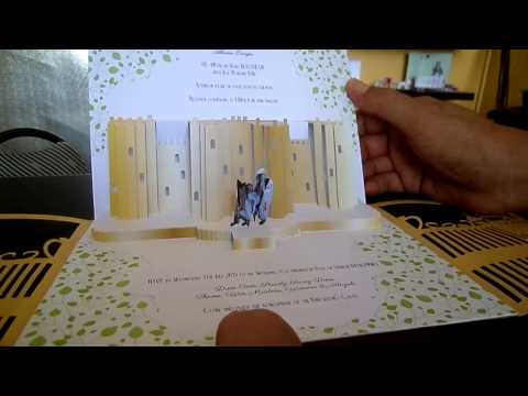 90-degree silhouette castle with gate card sleeve