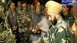 BSF jawans celebrate Lohri with locals in RS Pura, Jammu and Kashmir