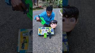 BEN 10 ULTIMATE ATTACK! 👽🔫 Mask💥 video description Bluetooth #shortsfeed #toy