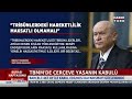 MHP Lideri Devlet Bahçeli: "Tribündeki Hareketlilik Kontrolsüz Hale Gelmemeli"