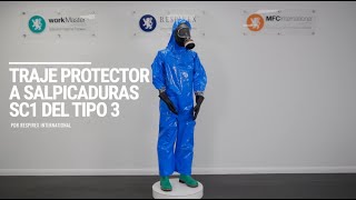 Características del traje protector a salpicaduras de productos químicos SC1 by Respirex 93 views 1 year ago 57 seconds