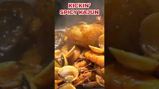 KickinInn seafood boil — Get messy, get saucy, get Kickin! 🦀 Book a table now!
