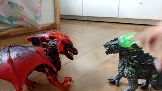 Schleich - le dragon de feu El Drador grandit