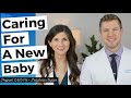 Pediatrician Explains Newborn Baby Basics: Feeding, Safe Sleep, Pooping, Car Seats, and more.