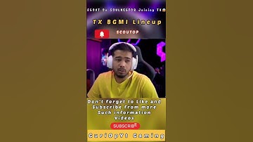 Scout Conform that Soul Hector Joining Tx Lineup as a IGL || Tx Bgmi Lineup | #s8ul #scout #hector🤔