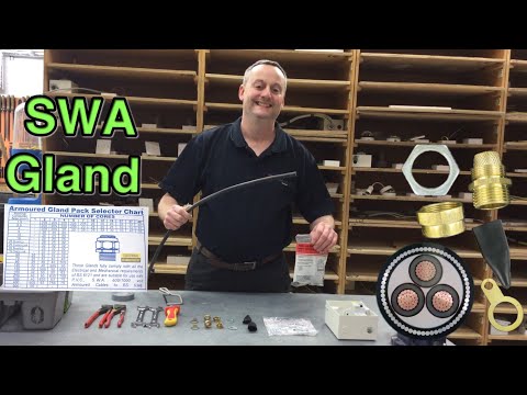 How to Make off a SWA Cable Gland (Steel Wire Armored Cable) Step By Step Demonstration