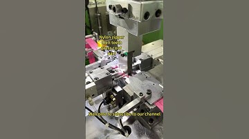 Nylon zipper making machine for make gap N3 #zippermachine #zippermakingmachine