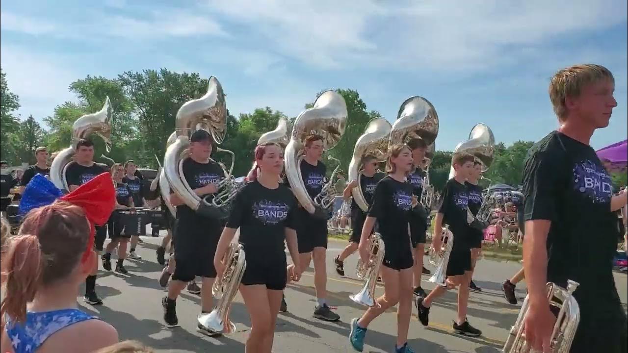 Brownsburg Marching Band, July 4th Parade, 2022 YouTube